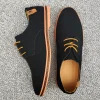 Men’s Classic Suede Oxford Shoes – Casual Elegance & Everyday Comfort 1