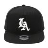 LA Streetwear Flat Brim Cap – Adjustable Hip Hop Hat for Men & Women - Image 4