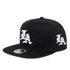 LA Streetwear Flat Brim Cap – Adjustable Hip Hop Hat for Men & Women