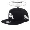 LA Streetwear Flat Brim Cap – Adjustable Hip Hop Hat for Men & Women - Image 2