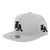 LA Streetwear Flat Brim Cap – Adjustable Hip Hop Hat for Men & Women