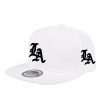 LA Streetwear Flat Brim Cap – Adjustable Hip Hop Hat for Men & Women