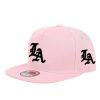 LA Streetwear Flat Brim Cap – Adjustable Hip Hop Hat for Men & Women