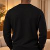 Men's Burgundy Crewneck Sweater – Classic Casual Knit Pullove - Image 6